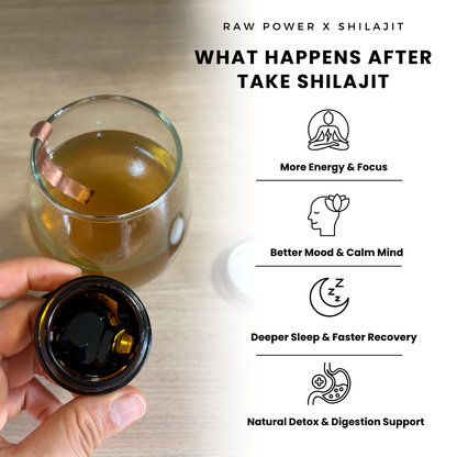 10g | Raw Power X Shilajit – Total Body Reset