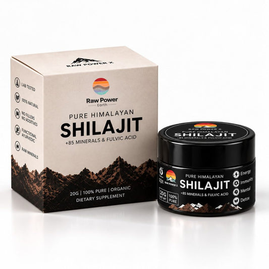 Raw Power X Shilajit 10 กรัม | สำหรับใช้ 1 เดือน